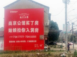 双柏墙体广告在乡镇、农村市场的媒体优势