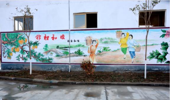 双柏乡镇文化墙 乡风文明焕发新活力